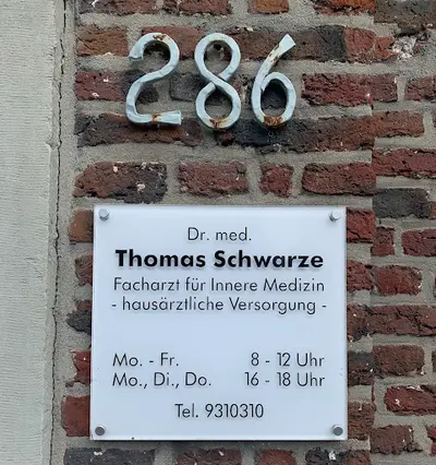 Praxis Dr. med. Thomas Schwarze
