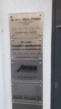 Dr.med. Alfons Preden Facharzt für Allgemeinmedizin