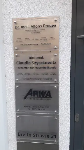 Dr.med. Alfons Preden Facharzt für Allgemeinmedizin