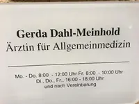 Frau Dr. med. Gerda Dahl-Meinhold