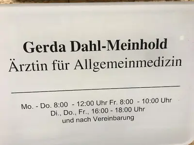 Frau Dr. med. Gerda Dahl-Meinhold