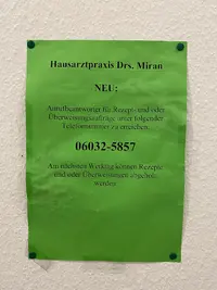 Hausarztpraxis Dr. med. Jan & Dr. med. Raheleh Miran