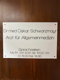 Hausarzt Praxis Herr Dr. med. Oskar Schwarzmayr Junior