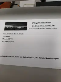 Praxis am Luitpoldplatz Bayreuth Dr. Nowak