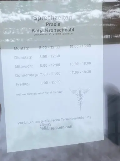 Fachärztin für Allgemeinmedizin Katja Kronschnabl