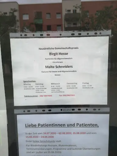 Allgemeinmedizinische Praxis Malte Schneiders