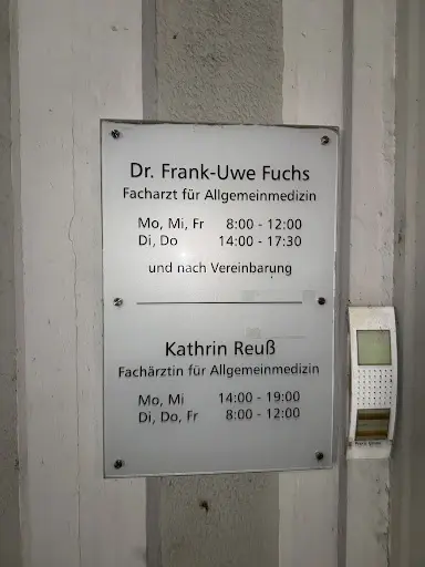 Dr. med. Frank-Uwe Fuchs/ Dr. med Hannah Burian