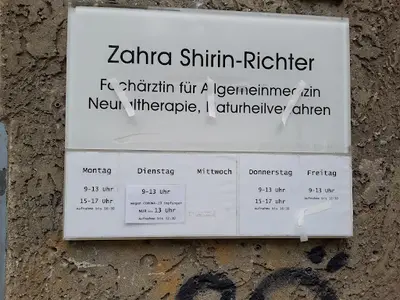 Fachärztin für Allgemeinmedizin Zahra Shirin-Richter