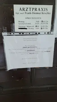 Frank-Dietmar Kirschke Facharzt für Allgemeinmedizin