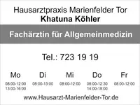 Hausarztpraxis Marienfelder Tor | Khatuna Köhler