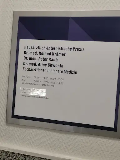 Herr Dr. med. Roland Krämer