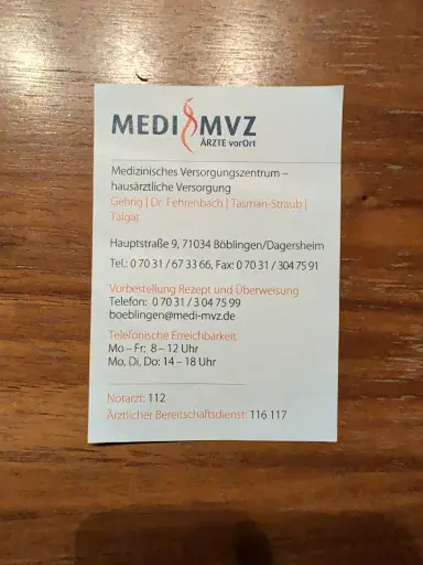 ÄRZTE vor Ort - MEDI-MVZ GmbH - Böblingen - Dagersheim