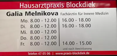 Hausarztpraxis Galia Melnikova