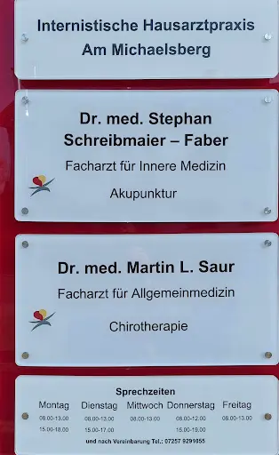 Internistische Hausarztpraxis am Michaelsberg Dr. med. Stephan Schreibmaier - Faber