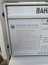 Hausärztliche Gemeinschaftspraxis Meinecke & Stahl in Burg