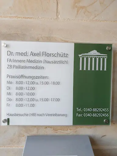 Herr Dr. med. Axel Florschütz