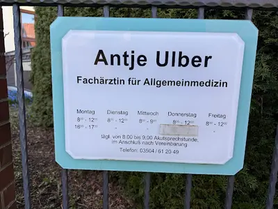Antje Ulber Fachärztin für Allgemeinmedizin