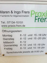 Praxis Frers Fachärzte für Allgemeinmedizin Partnerschaftsgesellschaft
