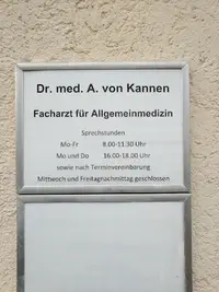 Dr. med. A. von Kannen