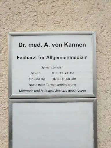 Dr. med. A. von Kannen