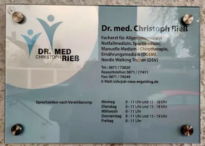 Dr. med. Christoph Rieß, Allgemeinmediziner