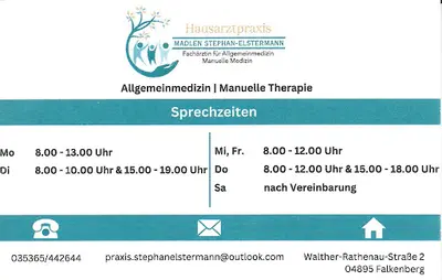 Hausarztpraxis Madlen Stephan-Elstermann