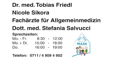 Hausarztpraxis Dr.med. Tobias Friedl, Nicole Sikora, Stefania Salvucci