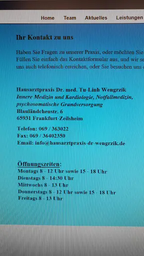 Hausarztpraxis Tu-Linh Wengrzik
