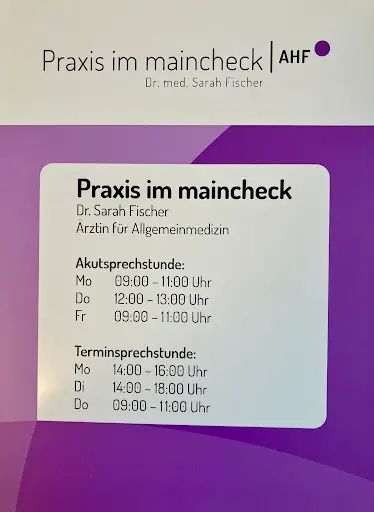 Praxis im Maincheck (Dr. med. Sarah Fischer)