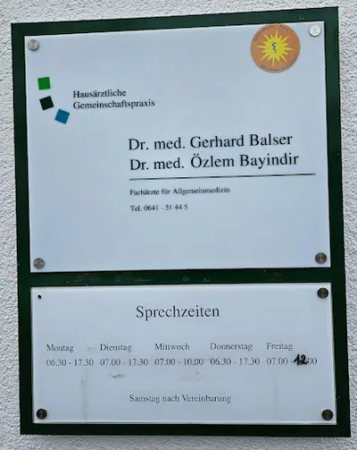 Gemeinschaftspraxis Drs. G. Balser und Ö. Bayindir