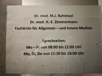 Dr.med. M.J. Rahimzei / Dr. med. R. Ahrary / Dr. med. H.E. Zimmermann