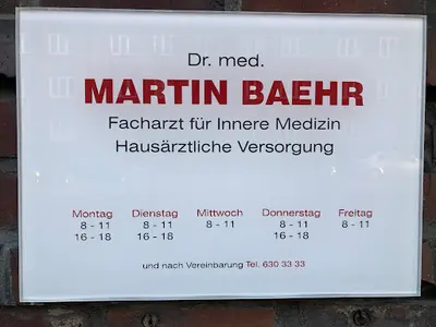 Hausarztpraxis Barmbek-Dr. med. Martin Baehr/Dr.med.Linn Ladewig