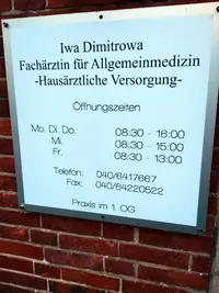 Iwa Dimitrowa Fachärztin f. Allgemeinmedizin