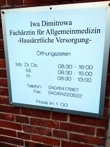 Iwa Dimitrowa Fachärztin f. Allgemeinmedizin