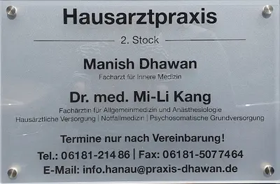 Hausarztpraxis Hanau Manish Dhawan & Dr. med. Mi-Li Kang
