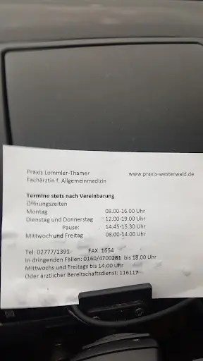 Martina Lommler Thamer Fachärztin Allgemeinmedizin
