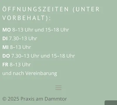 Praxis am Dammtor - Dr. med. Caroline Hauser und Dr.med. Bernadette Ernst