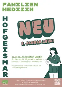 Familienmedizin Hofgeismar - Hausarztpraxis Dr. med. Annekatrin Martin