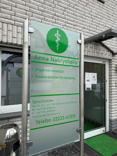 Hausarzt Hürth - Allgemeinmedizin - Dr. Anna Nakryshska