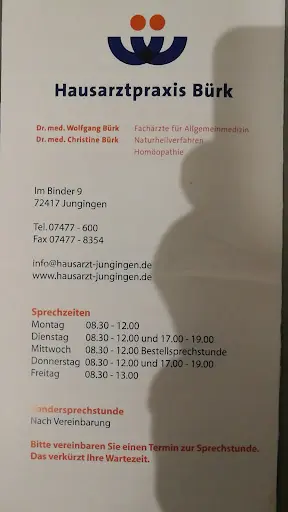 Hausarztpraxis Dr. Christine Bürk und Dr. Wolfgang Bürk