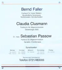 Herr Bernd Faller /Frau Claudia Clusmann