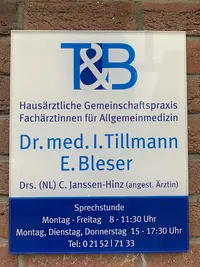 Hausärztliche Gemeinschaftspraxis Dr. med. Imke Tillmann & Ekaterina Bleser