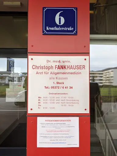 Dr. Christoph Fankhauser, Arzt für Allgemeinmedizin, alle Kassen
