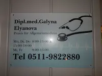 Dipl. med. Galyna Elyanova