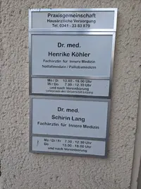 Dr. Köhler & Dr. Lang (Internistinnen und Hausärztinnen)