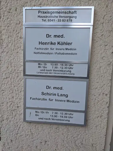 Dr. Köhler & Dr. Lang (Internistinnen und Hausärztinnen)