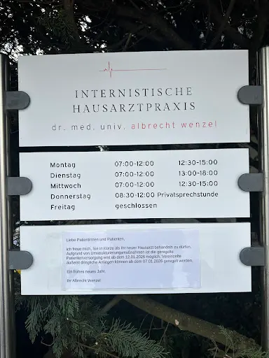 Internistische Hausarztpraxis dr. med. univ. Albrecht Wenzel