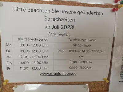Zweigpraxis Liepe