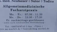 Praxisgemeinschaft Marktl Dres. med. Neubauer - Sutor - Todica