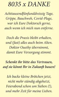 NUN IN NEUEN HAENDEN - Allgemeinarztpraxis - Orscholz